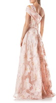 Thumbnail for your product : Carmen Marc Valvo Floral One-Shoulder Ballgown