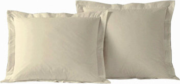 BRBCA Luxury Cotton Criss Cross Jacquard Pillow Shams Set - 100% Cotton Covers, Lightweight & Cozy Decorative Bed Pillows - All-Season Softness