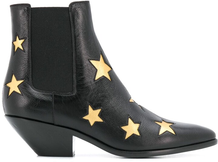 saint laurent star boots