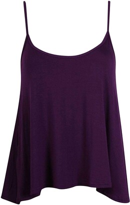 Plain Dark Purple Tops Women | Shop the world’s largest collection of ...