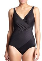 Thumbnail for your product : Miraclesuit Swim, Sizes 14-24 Oceanus Ruched One-Piece Swimsuit
