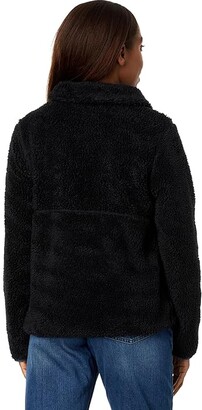 L.L. Bean Sherpa Fleece Pullover (Black) Women's Clothing - ShopStyle  Casual Jackets