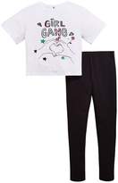 Thumbnail for your product : Very Girls 'Girl Gang' T-shirt & Legging Outfit