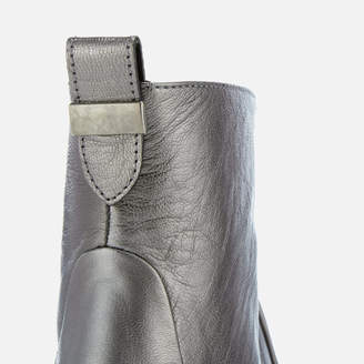 Carvela Women's Strudel Leather Heeled Ankle Boots - Gunmetal