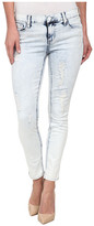 Thumbnail for your product : DKNY Ave B Ultra Skinny Rip and Repair Crop in Sky Wash