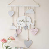 Thumbnail for your product : The Letteroom Personalised Wooden Elephant Wall Mobile