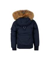 Thumbnail for your product : Pyrenex Jami Fur Trim Bomber Jacket Colour: Amiral, Size: Age 8