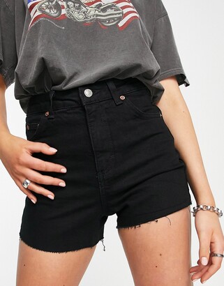 Damen Bekleidung Kurze Hosen Mini Shorts TOPSHOP Weiße Premium Mom Denim-Shorts von Considered 