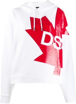 DSQUARED2 Canada flag hoodie