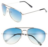 Thumbnail for your product : A. J. Morgan A.J. Morgan 'Skye' 55mm Aviator Sunglasses