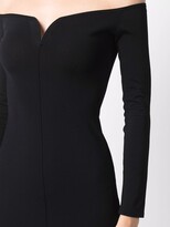 Thumbnail for your product : KHAITE Bardot bodycon midi dress