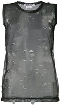 Thumbnail for your product : Comme des Garcons sheer cut out top