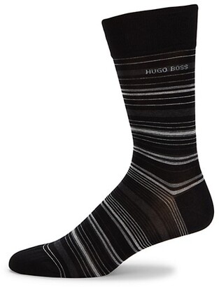 Boss Hugo Boss Striped Mid-Calf Socks