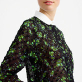 Thumbnail for your product : J.Crew Collection clip-dot verdant floral blouse