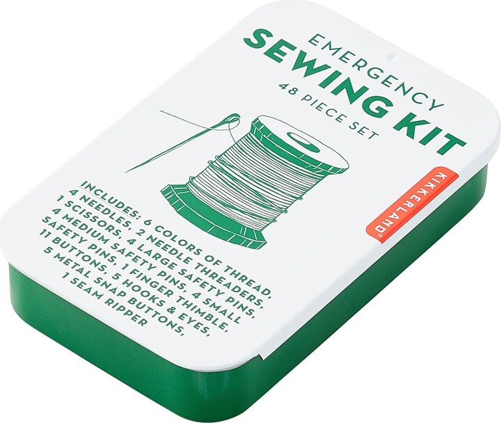 Container Store KIKKERLAND Emergency Sewing Kit Green