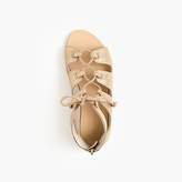 Thumbnail for your product : J.Crew Girls' metallic gladiator sandals