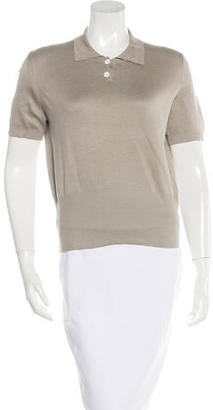 Rochas Silk Blend Short sleeve Top