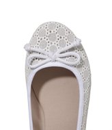 Thumbnail for your product : Express Eyelet Embroidered Round Toe Ballet Flat