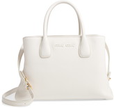 Thumbnail for your product : Miu Miu Goatskin Leather Top Handle Tote