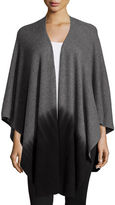 Thumbnail for your product : Neiman Marcus Cashmere Collection Dip-Dye Basic Cashmere Shawl