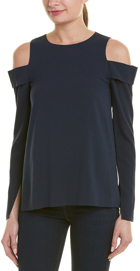 tibi savanna crepe top