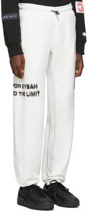 Adidas Originals By Alexander Wang by Alexander Wang Off-White Graphic Lounge Pants