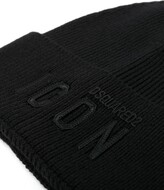 Thumbnail for your product : DSQUARED2 Logo-Print Wool Beanie