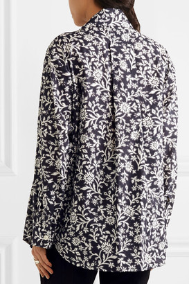 Vivienne Westwood Nomad Printed Cotton-voile Shirt - Navy