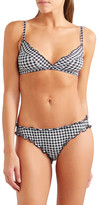 Thumbnail for your product : Eberjey Bettina The Sleepy Ruffled Gingham Stretch-modal Triangle Bra