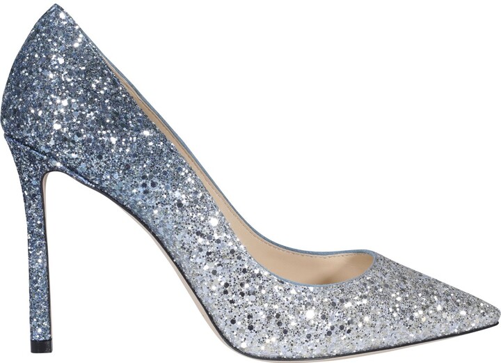 romy 100 glitter pumps