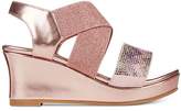 Thumbnail for your product : Kenneth Cole Kenneth Cole Reed Mamba Rose Wedge Sandals, Little Girls & Big Girls
