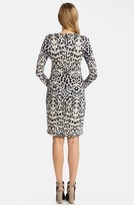 Thumbnail for your product : Karen Kane Animal Print Textured Sheath Dress