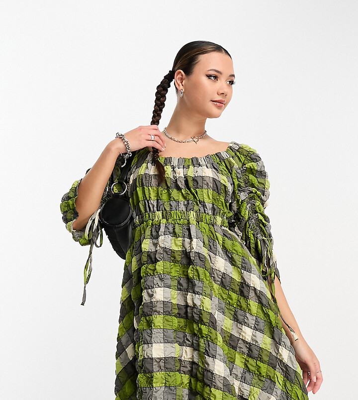 collusion ruched milkmaid top