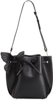 Thumbnail for your product : Sophia Webster Remi Butterfly Leather Bucket Bag