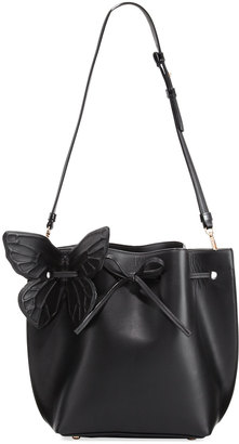 Sophia Webster Remi Butterfly Leather Bucket Bag