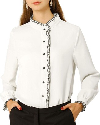 White Collared Shirt Women Body | ShopStyle UK