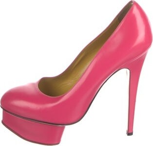 Charlotte Olympia Leather Pumps