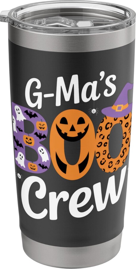 Ghostly Granny Collective for Spirited Halloween G-Ma's Boo Crew Halloween Grandma Costume Funny Spooky Vibe Stainless Steel Insulated Tumbler