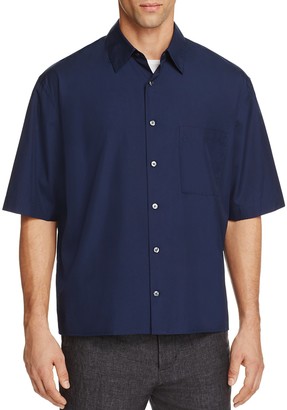 Vince Boxy Classic Fit Button-Down Shirt