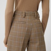 Thumbnail for your product : Burberry Pocket Detail Prince of Wales Check Wool Shorts