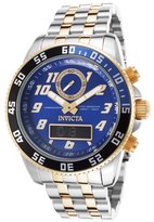 Thumbnail for your product : Invicta Men's Pro Diver Stainless Steel Blue Dial Gold-Tone Accents with Digital Window