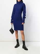 Thumbnail for your product : Unravel Project Roll Neck Knitted Dress