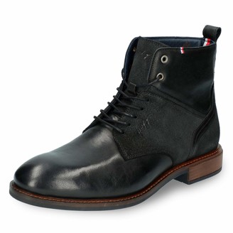 Tommy Hilfiger Men's Elevated Tall Leather Mix Boot Classic - ShopStyle