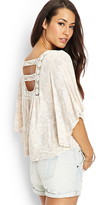 Thumbnail for your product : Forever 21 Crochet Lace Flutter Top
