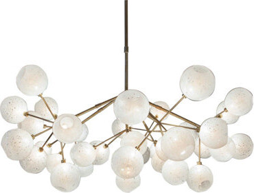 ALAN MIZRAHI LIGHTING Light Globe Braches Snow Crystal Chandelier