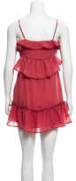 Thumbnail for your product : Red Carter Ruffled Crochet-Trimmed Dress w/ Tags