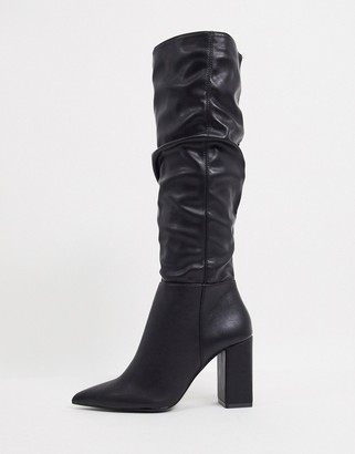 bershka heeled boots