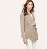 Thumbnail for your product : LOFT Petite Boucle Front Open Cardigan