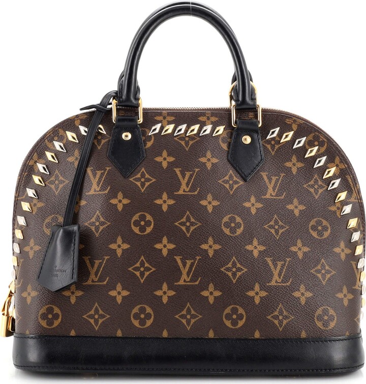 Louis Vuitton Metal Stones Alma Handbag Studded Monogram Canvas PM -  ShopStyle Satchels & Top Handle Bags