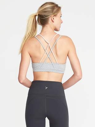 Old Navy Light-Support Strappy Sports Bra for Women